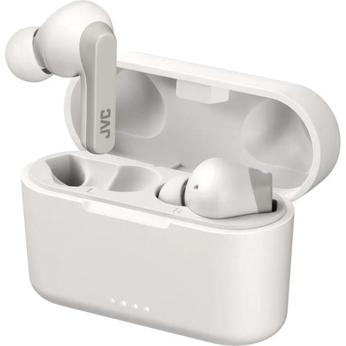 JVC HA-A9T - Écouteurs sans fil avec micro - intra-auriculaire - Bluetooth - blanc, gris