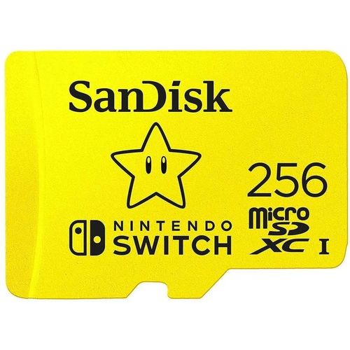 SanDisk Nintendo Switch - Carte mémoire flash - 256 Go - UHS-I U3 - microSDXC UHS-I - pour Nintendo Switch