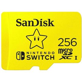 SanDisk Nintendo Switch - Carte mémoire flash - 256 Go - UHS-I U3 - microSDXC UHS-I - pour Nintendo Switch