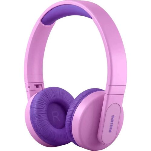 Philips Kids TAK4206PK - Écouteurs - sur-oreille - Bluetooth - sans fil, filaire - jack 3,5mm - rose