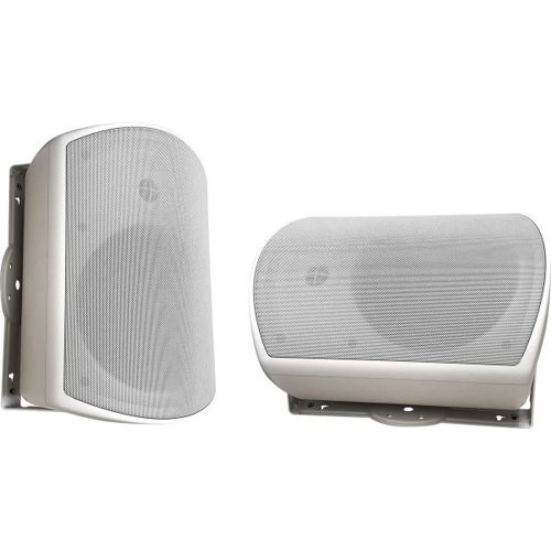 Elipson Enceinte Nomade Rain 4 Blanc Paire d Enceintes Extérieures