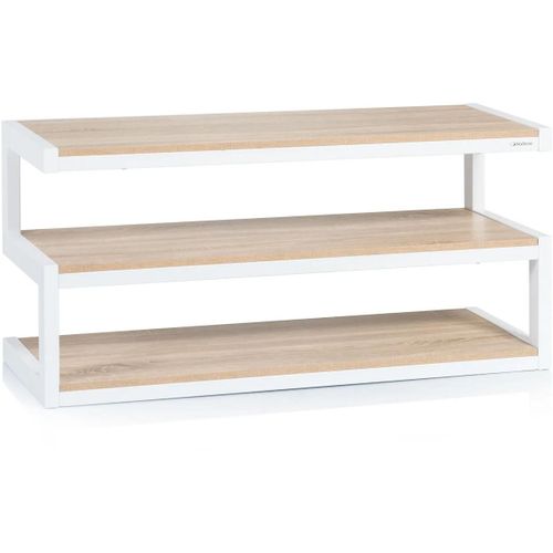 Norstone - Table triple plateaux - Jusqu'à 50kg - Acier laqué - 110cm