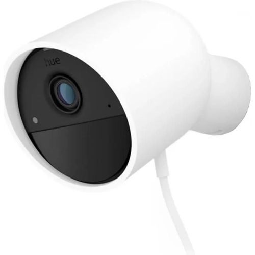 Caméra de surveillance PHILIPS HUE Secure filaire int/ext Blanc  - Rouge