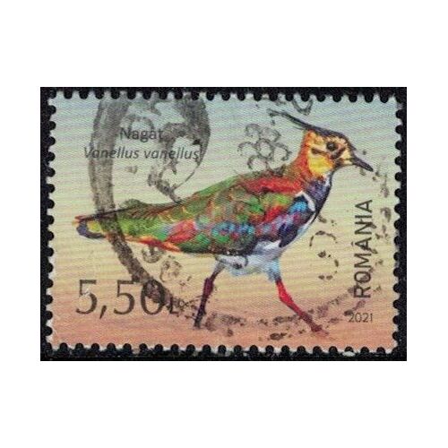 Roumanie 2021 Oblitéré Used Oiseau Vanellus Vanellus Vanneau Huppé Y&t Ro 6677 Su