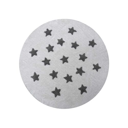 Tapis Enfant Fait Main Etoile Rose 60x110 En Coton Care&fair