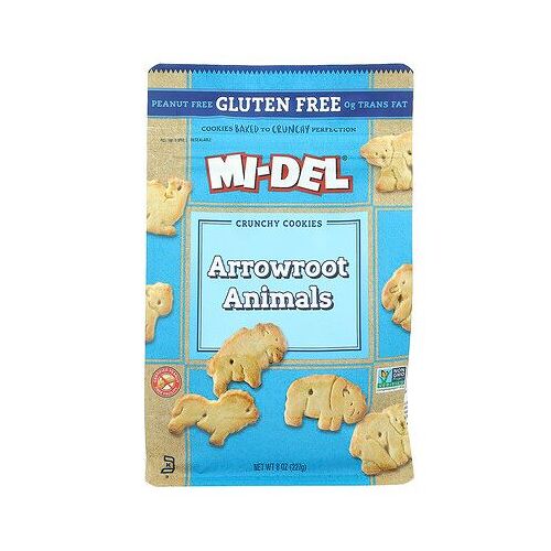 Mi-Del Cookies Biscuits Croquants, Animaux À L'herbe Aux Flèches, 227 G