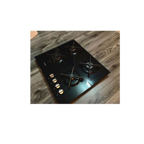 table de cuisson LADEN PGV 500/NB classic Énergie Gaz Plaque Verre Encastrable PLAN DE TRAVAIL 4 foyers 7300w Allumage à 1 main Bougie intégrée à couronne Sécurités Anti-fuite thermocouple 50x60 cm