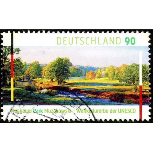 Timbre Oblitéré Deutschland, Muskauer Park Muzakowski - Weltkulturerbe Der Unesco, 2012, 90
