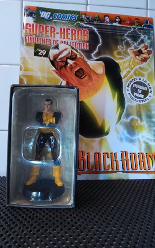 Figurine Plomb Collection Dc Comics Super Héros N° 29 : Black Adam Avec Son Fascicule