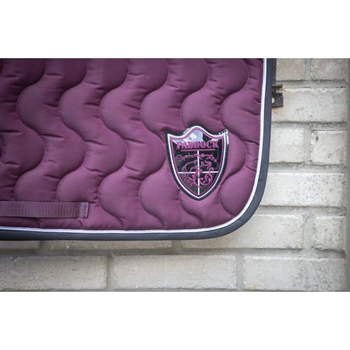 Tapis De Selle Taille Cheval Paddock Original, Équitation Couleur Prune