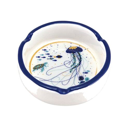 Petit cendrier en céramique - Animaux marins