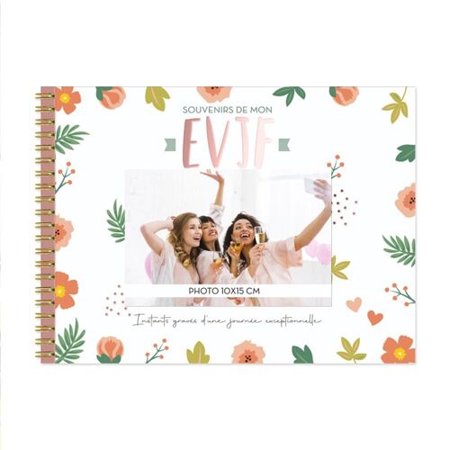 Album Photo Souvenirs 30p Evjf Bucolique 27x25cm