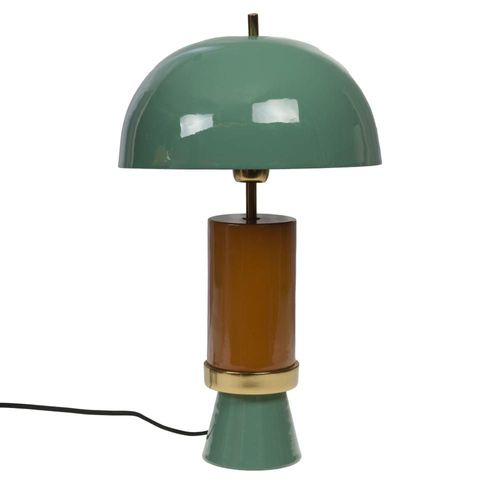 Lampe Vintage Bicolore Bleue
