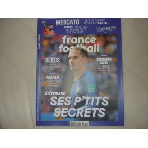 France Football N° 3762 Du 19 Juin 2018