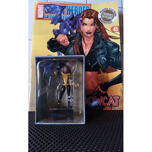 Figurine Plomb Collection Marvel Super Héroes N° 45 : Shadowcat Avec Son Fascicule