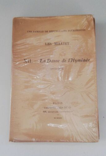 Les Milliet Xii La Danse De L'hyménée