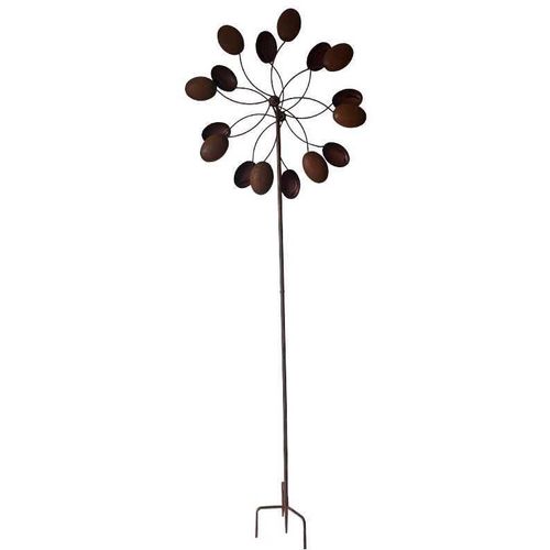 Moulin À Planter En Fer Rouillé 66 X 24 X 200 Cm
