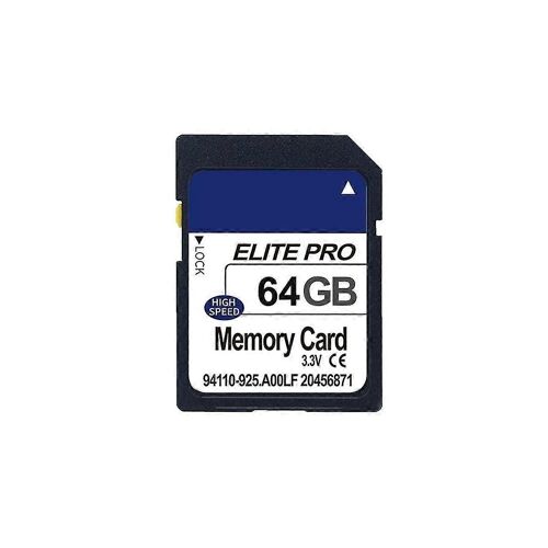 Carte SD 64 Go Carte mémoire Flash Carte mémoire Caméra de surveillance Carte mémoire Enregistreur Carte mémoire SD