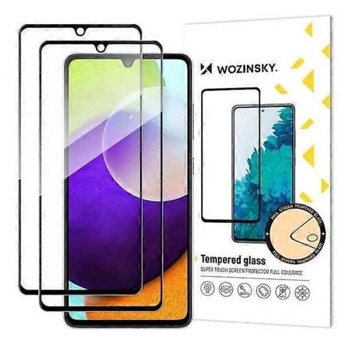 Pack De 2 Protection D¿Écran Samsung A33 5g En Verre Plein Écran Noir