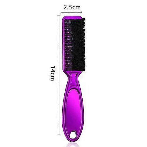 Poignée En Plastique Coiffeur Brosse De Nettoyage De Cheveux Doux Barbier