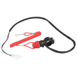 22mm 7/8 "Interrupteur D'arrêT De Moteur De Moteur Hors-Bord De Bateau De Moto Avec Cordon De LanièRe D'attache