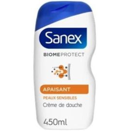 Creme De Douche Sanex Biome Apaisant Peaux Sensibles 450ml 