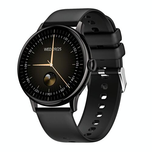 Montre Connectée Amoled 1.43' Suivi Santé Bt Appels & Notifications Noir Yonis