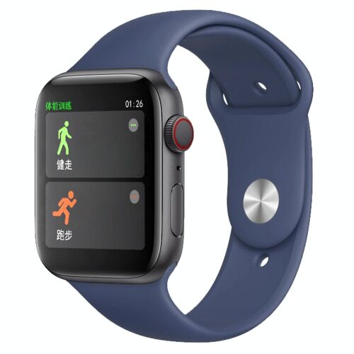 Montre Connectée 1.4' Tft Suivi Sommeil Cardiaque Pression Étanche Vert Bleu Foncé Yonis