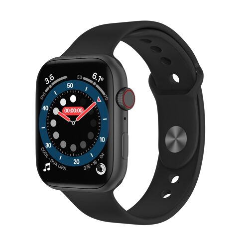 Montre Connectée Ipx7 Étanche Écran Couleur Bluetooth Suivi Santé Et Sport Noir Yonis