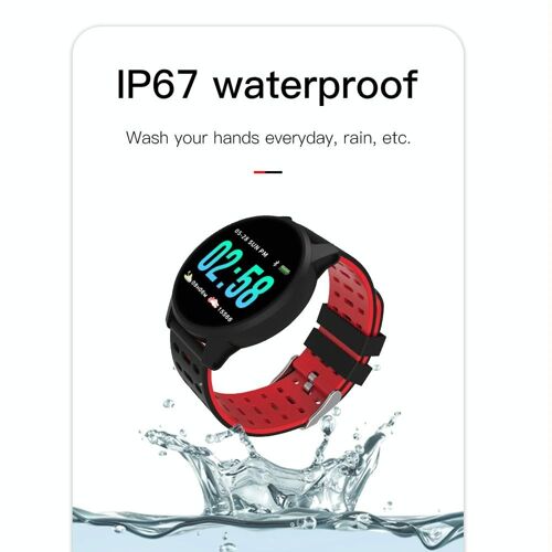 Montre Connectée Ip67 Étanche Suivi Santé Et Appels Vert Yonis