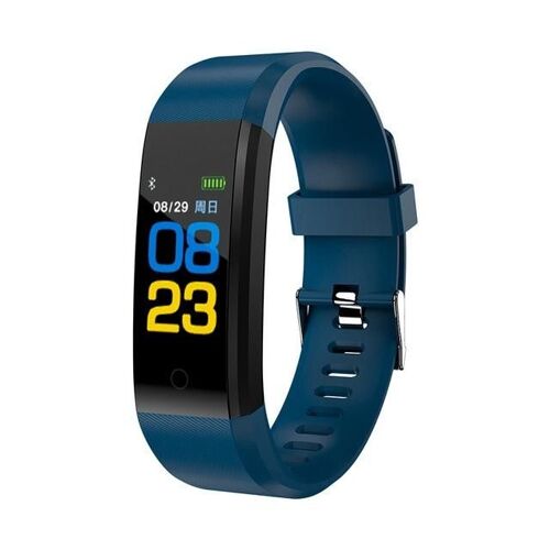 Bracelet Connecté Sportif Suivi Fitness Pression Artérielle Sommeil GPS Waterproof Blanc YONIS