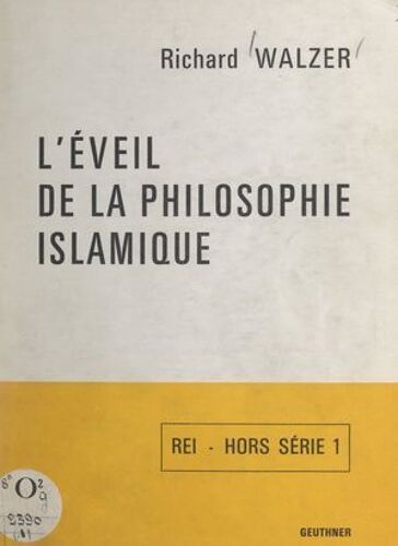 L'éveil De La Philosophie Islamique