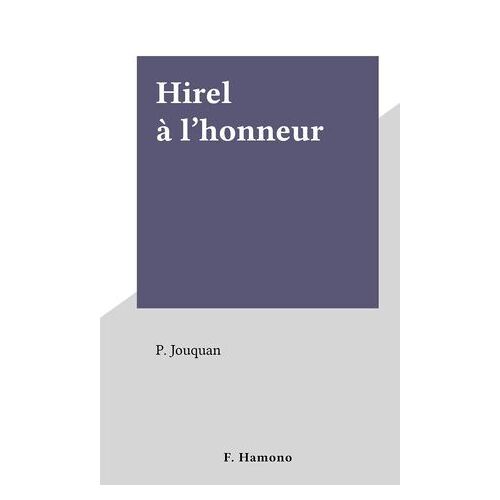 Hirel À L'honneur