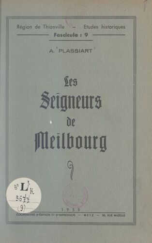 Les Seigneurs De Meilbourg