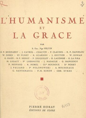 L'humanisme Et La Grâce