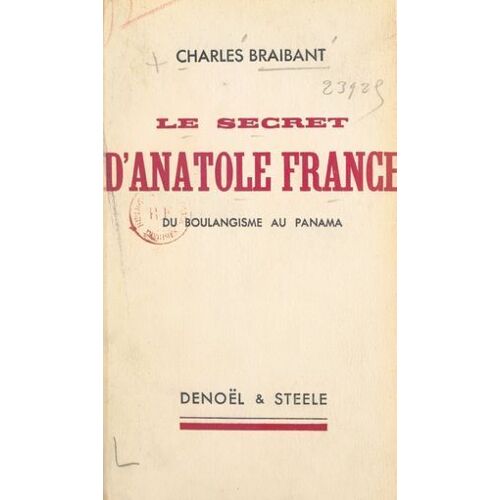 Le Secret D'anatole France