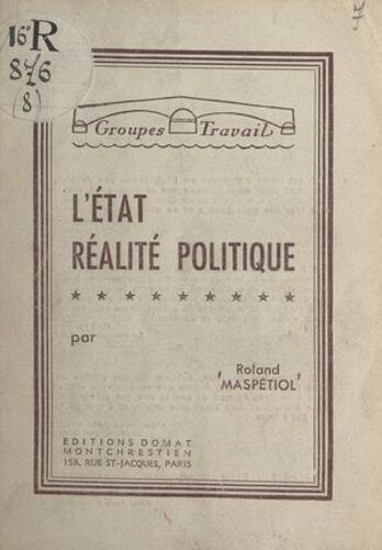 L'état, Réalité Politique