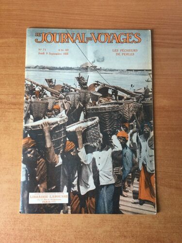 Journal Des Voyages N° 71 : Les Pecheurs De Perles De Ceylan