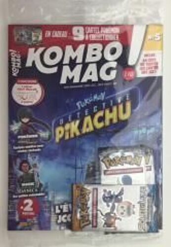 Kombo Mag Evo 5 Pokemon Detective Pikachu + 9 Cartes Pokemon Soleil Et Lune