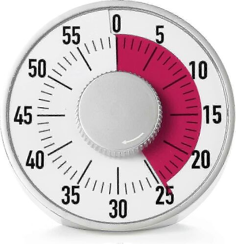 Compte À Rebours Mécanique Rond, Minuterie Visuelle En Classe, Minuterie De Cuisine Avec Aimant, 60 Minutes Maximum Pour L'enseignement Des Enseignants, Utilisation Quotidienne Des Enfants, Cooki Pour Adultes