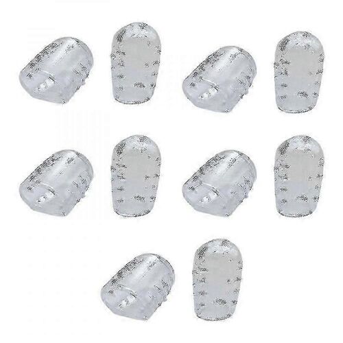 10pcs Silicone Anti-Friction Toe Protector, Transparent Respirant Silicone Toe Toe Sleeve Protecteurs Pour Cors, Ampoules Et Soulagement De La Douleur Mws