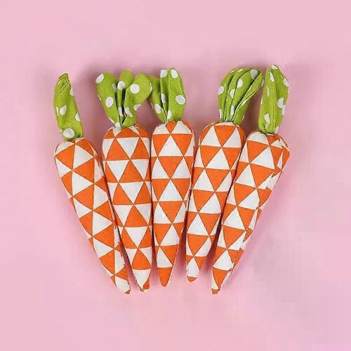 Exquisite Happy Easter Simulationg Fabric Carrot Decoration Artificial Vegetables Simulated Carrot Ornaments Easter Day Kid Birthday Decor
