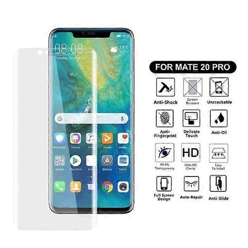 Couverture Complète Huawei Mate 20 Pro Protection D¿Écran Nanoedge Plastique De Protection Transparent