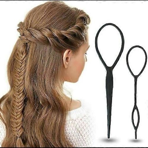 2 Pcs Clip De Coiffure Queue De Cheval Maker Coiffage