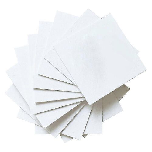 Papier De Texture De Mousse Magique - 4x4 Pouces Cartes De Cellulose Blanches, Fournitures D'artisanat D'art Bricolage Pour Peinture Acrylique