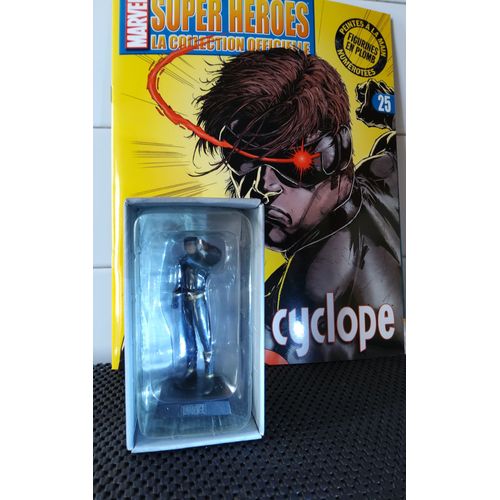 Figurine Plomb Collection Marvel Super Héroes N° 25 : Cyclope Avec Son Fascicule