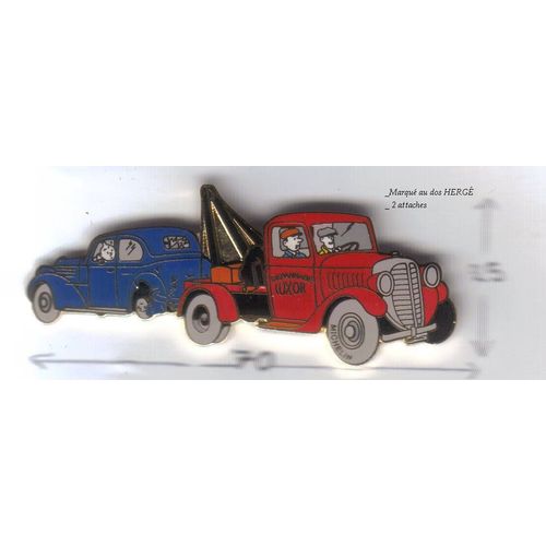 Pins Tintin Remorqué Par Dépanneuse Dans Crabe Aux Pinces D'Or Cpo-50.1
