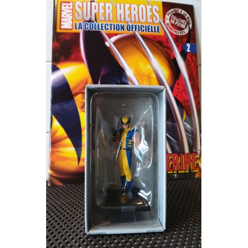Figurine Plomb Collection Marvel Super Héroes N° 02 : Wolverine Avec Son Fascicule