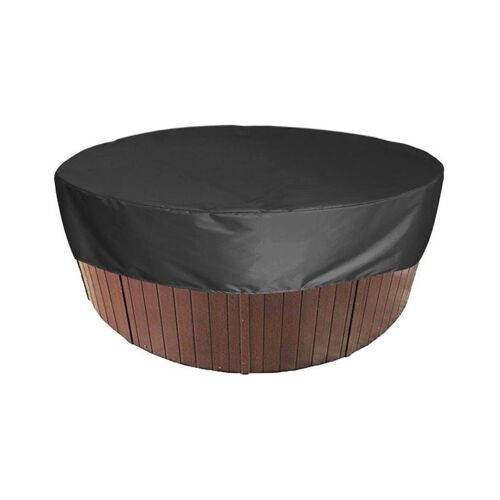 Couverture de Piscine Ronde Piscine Bache Solaire pour Piscine,Housse de Protection Spas Imermeable Resistant Aux UV, 190T pour Exterieur Spa Baignoire,190x30cm goodnice
