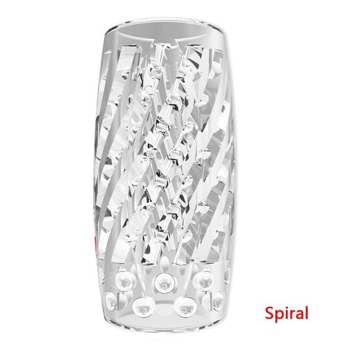 Spirale - Masturbateur Transparent Vagin Et Fellation Pour Homme, Chatte Artificielle Pour Homme, Pompe À Pénis, Pointes'exercice, Jouet Sexuel Érotique, 18 Gland, 9cm
